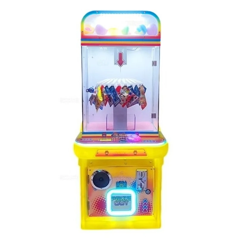 Customized Mini Desktop Claw Crane Game Machine Wooden Toy Grabber Arcade Prize Machine For Kids Home Entertainment