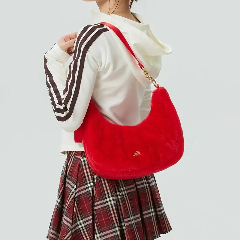 Adidas Women Lightweight Sports Outdoor Travel Fashion Portable Storage Casual Crossbody Shoulder Bag KR2566