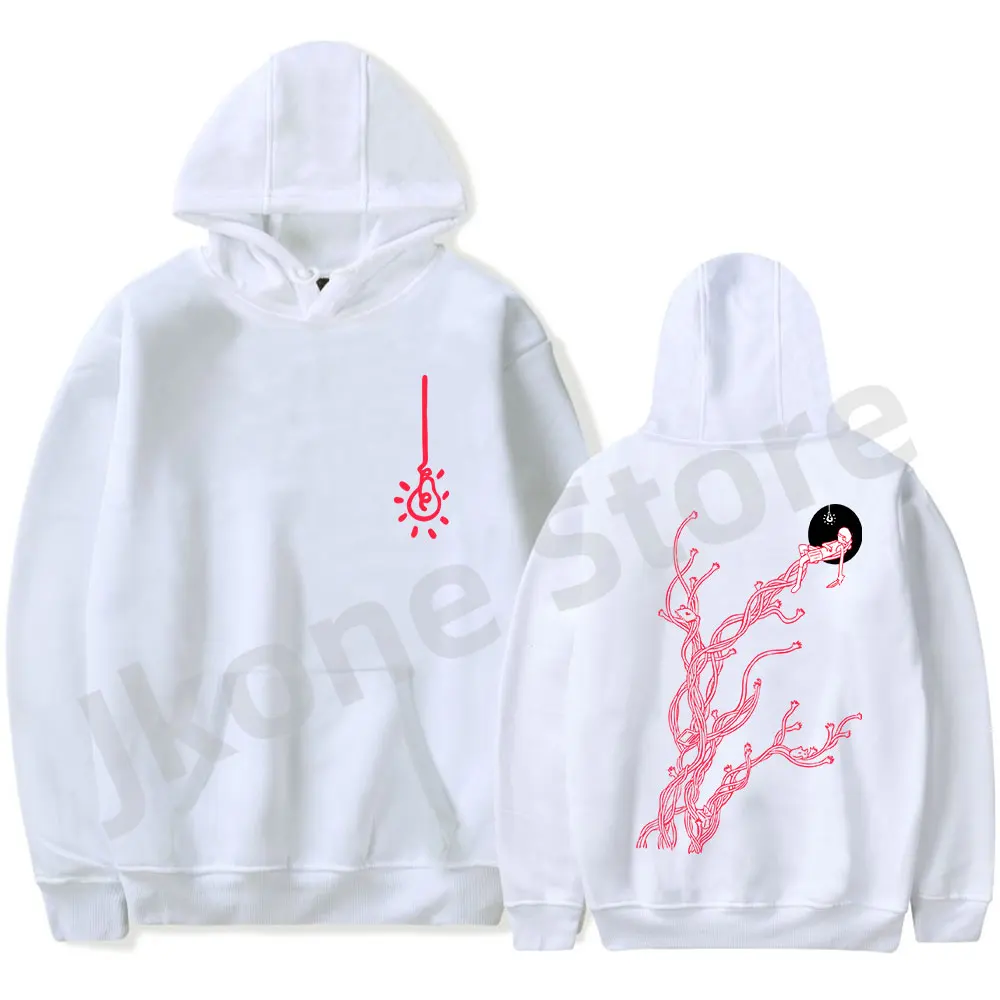 Omori Red Hands Hoodies Game Logo Merch Winter Women/Men Fashion Casual Long Sleeve Sweatshirts