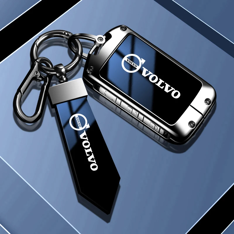 

Zinc Alloy Car Key Case Cover Shell Holder Key Bag For Volvo XC60 XC40 XC90 S90 V60 S60 V90 C40 Polestar 1 Polestar 2 Accessory