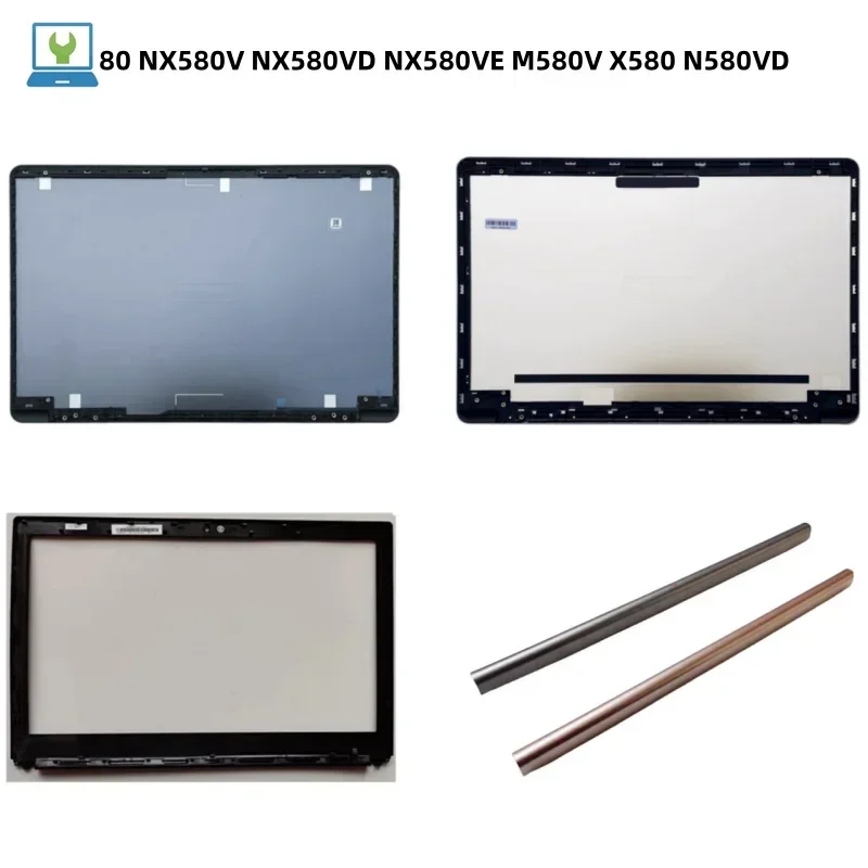 New Laptop LCD Back Cover Case Bezel Front Frame Housing case For N580 NX580V NX580VD NX580VE M580V X580 N580VD Shell