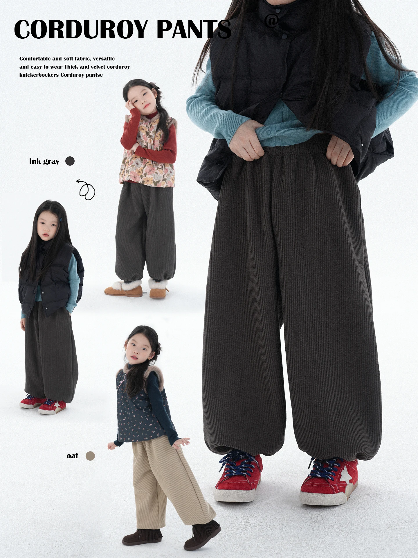 thiened-fce-children's-lantern-pants-winter-new-sle-casual-trousers-for-girls-ages-3-9-piselli-brand-polyester-fiber