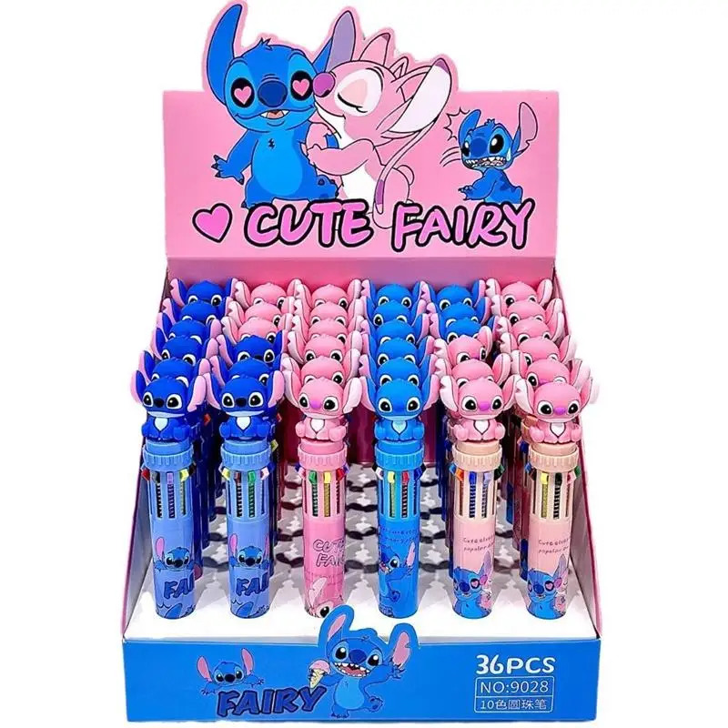 Стежка, 36 шт., шариковая ручка, мультяшный 10 цветов, маркер 0,7 мм, многоцветная ручная ручка для граффити, канцелярские принадлежности для студентов