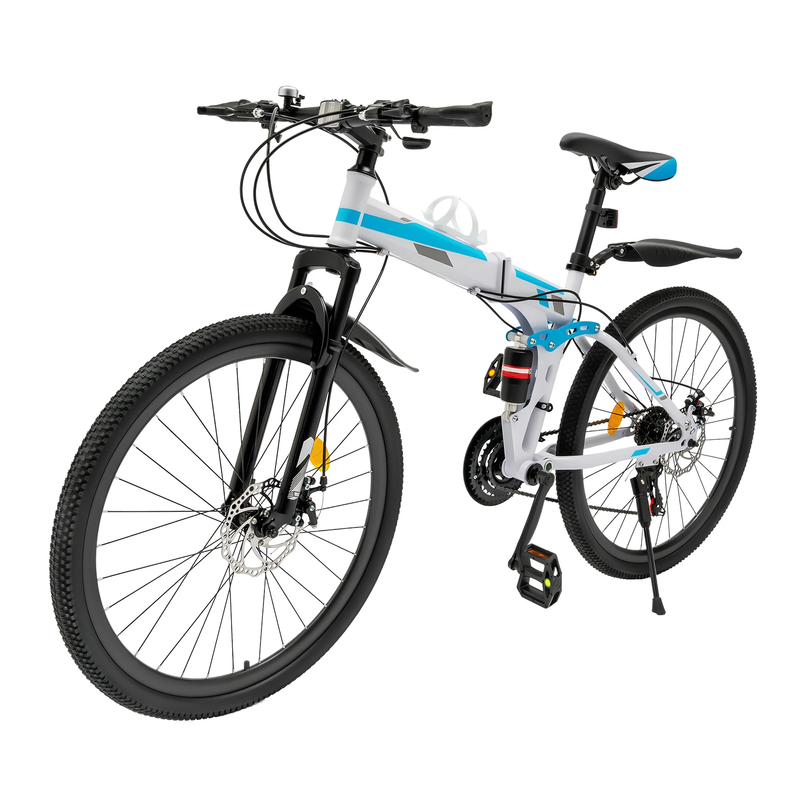 Mountain Biking For Fitness - 26 inch mountainbike, 21-versnellingen, opvouwbare fiets