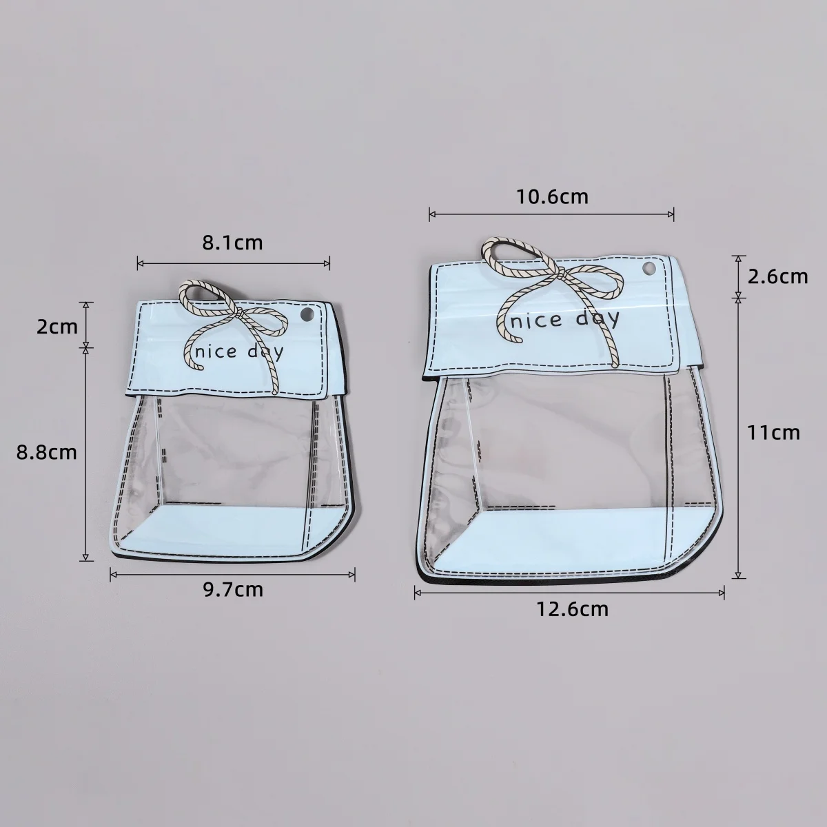 10pcs/lot CPP+PET Cute Cartoon Irregular Shape Resealable Bags Plastic Clear Colorful Jewelry Self Sealing Bags DIY Creative Bag