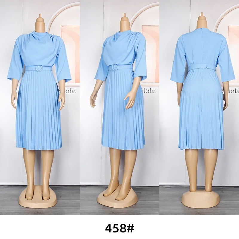 2025 Elegant African Dresses for Women Spring Summer Africa Clothing Office Lady Party Slim Dress Dashiki Ankara Outfits Robe