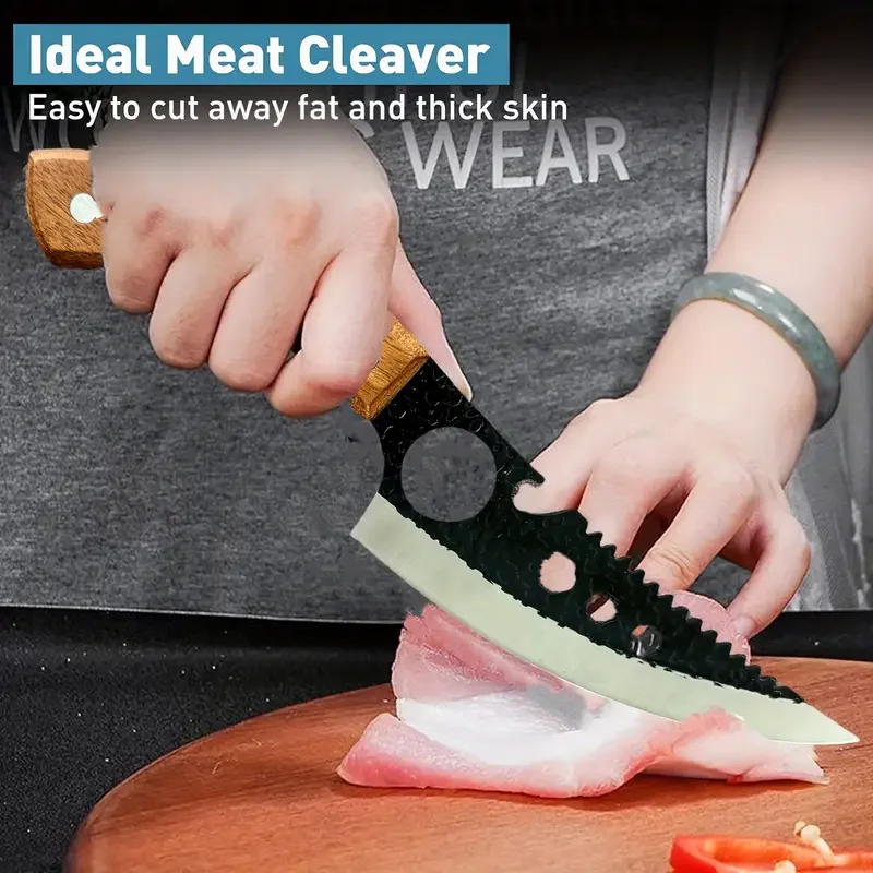 Multi-purpose Kitchen Knife Fish Scale Meat Cleaver Slicing Knife Stainless Steel Boning Knife Butcher Knife Kitchen Supplies