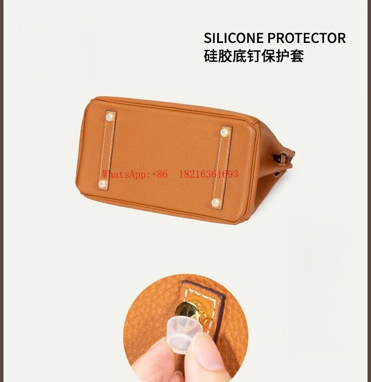 Bag Accessories, Bottom Nail Cover 10 Pcs, Silicone Bottom Nail Protective Cover