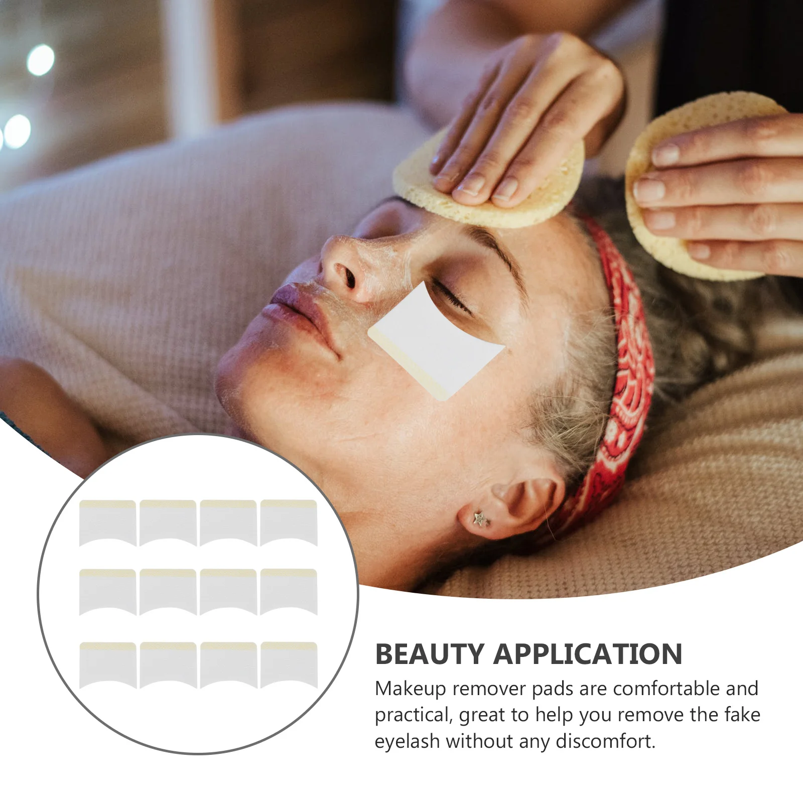 แผ่นทำความสะอาดขนตา 160 ชิ้น แบบไม่ถักทอ สำหรับเช็ดเครื่องสำอาง ใช้กับครีมล้างเครื่องสำอางได้อย่างปลอดภัย อุปกรณ์เสริมที่ใช้งานได้จริง