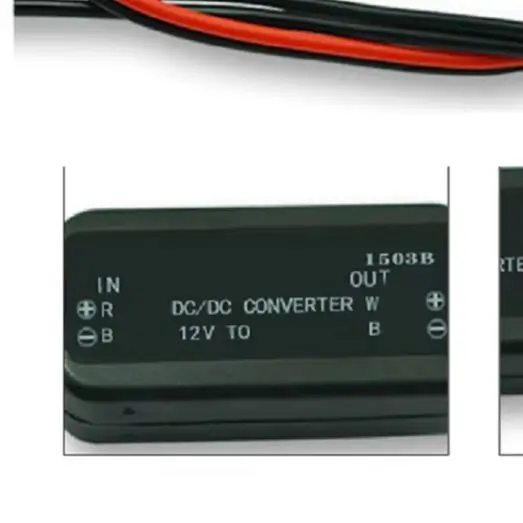 DC DC Converter 12V To 5V 3A 15W Step Down Power Supply IP67 Waterproof Voltage Reducer For Car LED For Gps Radio