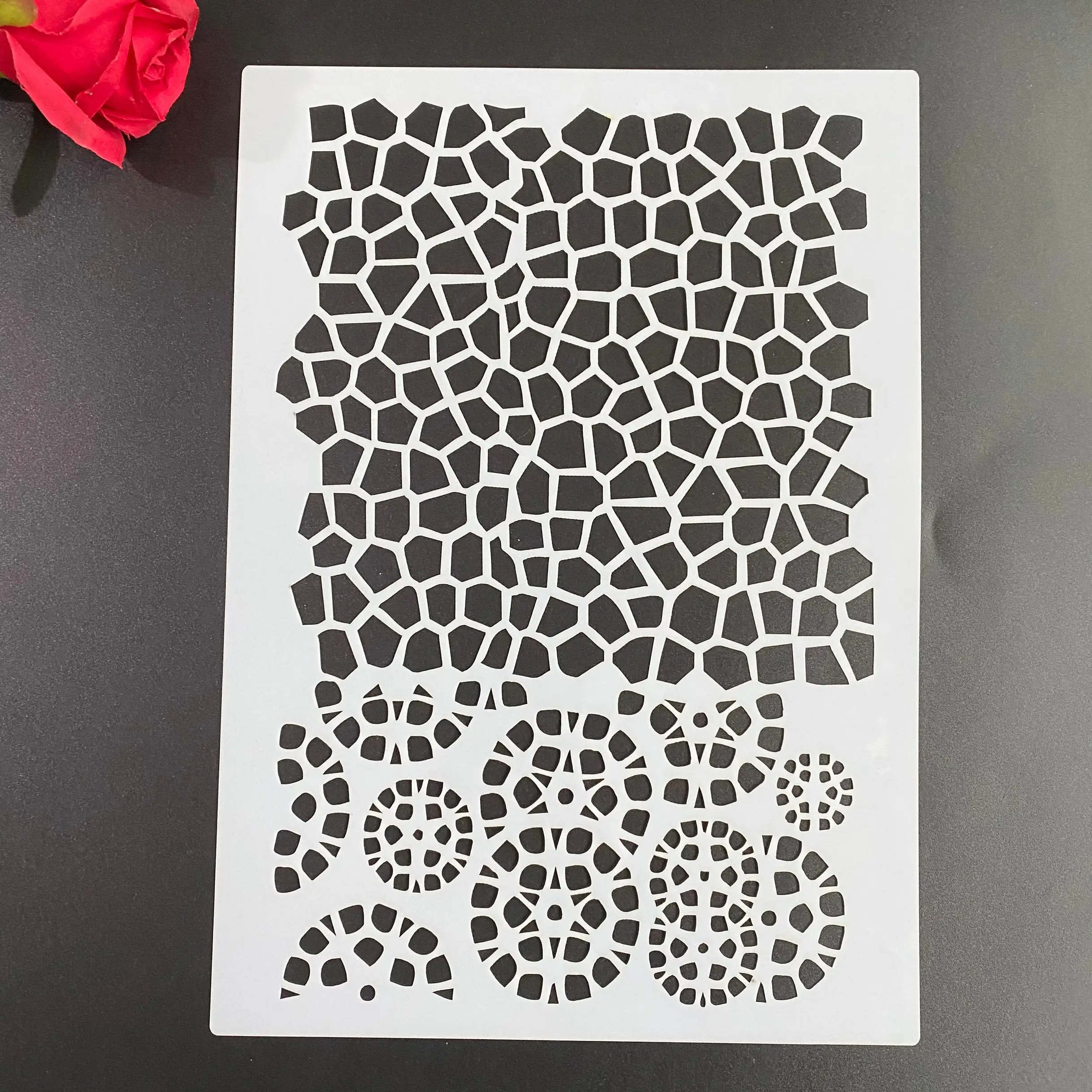 4 шт./набор, трафареты с рисунком мандалы