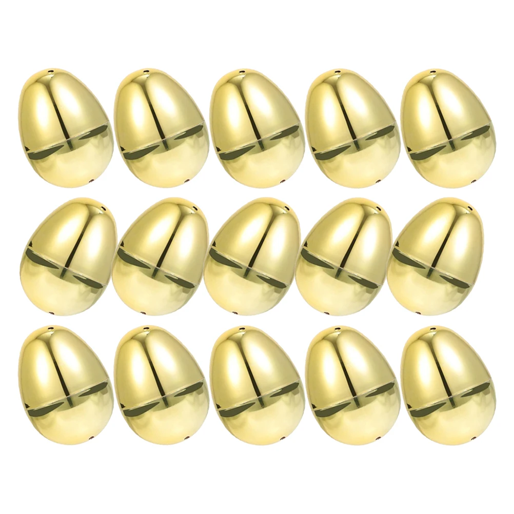 

Decorated Eggs Easter Decorations Basket Decorative Egg-shaped Candy Boxes Blank Fake Plastic