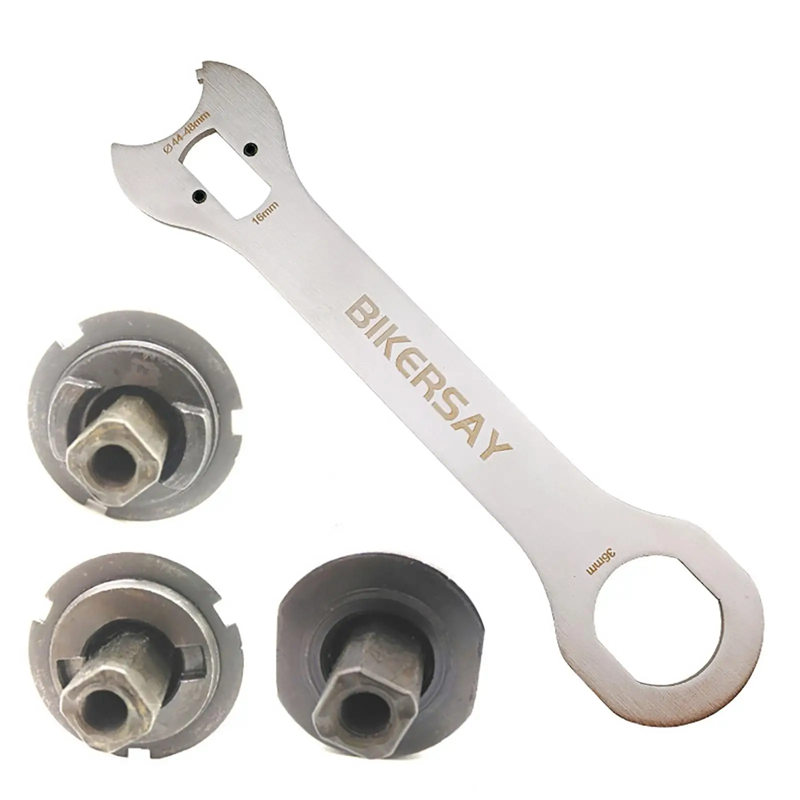 Bike Wrench Spanner Road Cycling Head 44-48mm Lock Rings 36mm 16mm Bike Maintenance Removal Hand Tool