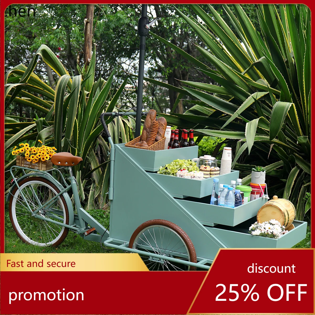 HXL stall trolley display stand night market mobile stall trolley