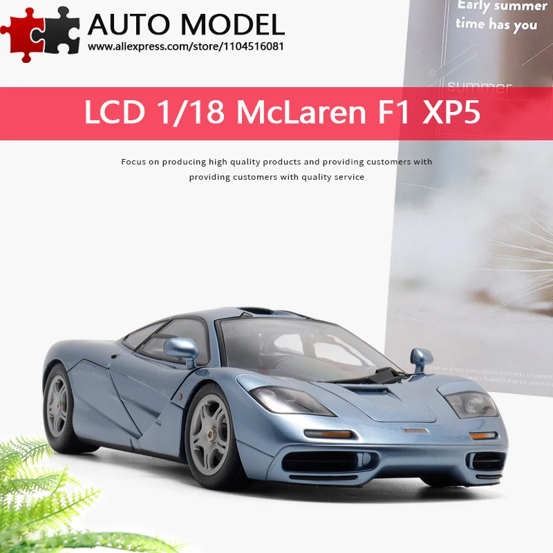 

Mclaren F1 Xp5 Scale Model Supercar Diecast Alloy Toy Lcd 1:18 Static Simulation Metal Car Model Vehicle Gift Collection Display