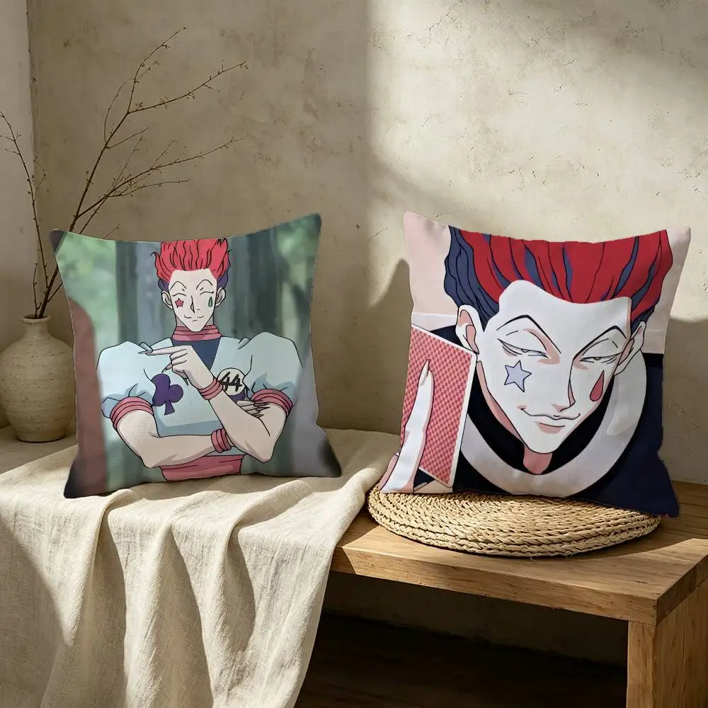 Hunter x Hunter Hisoka Pillow Case for Sofa Living Room Home office Decor Protective Cover