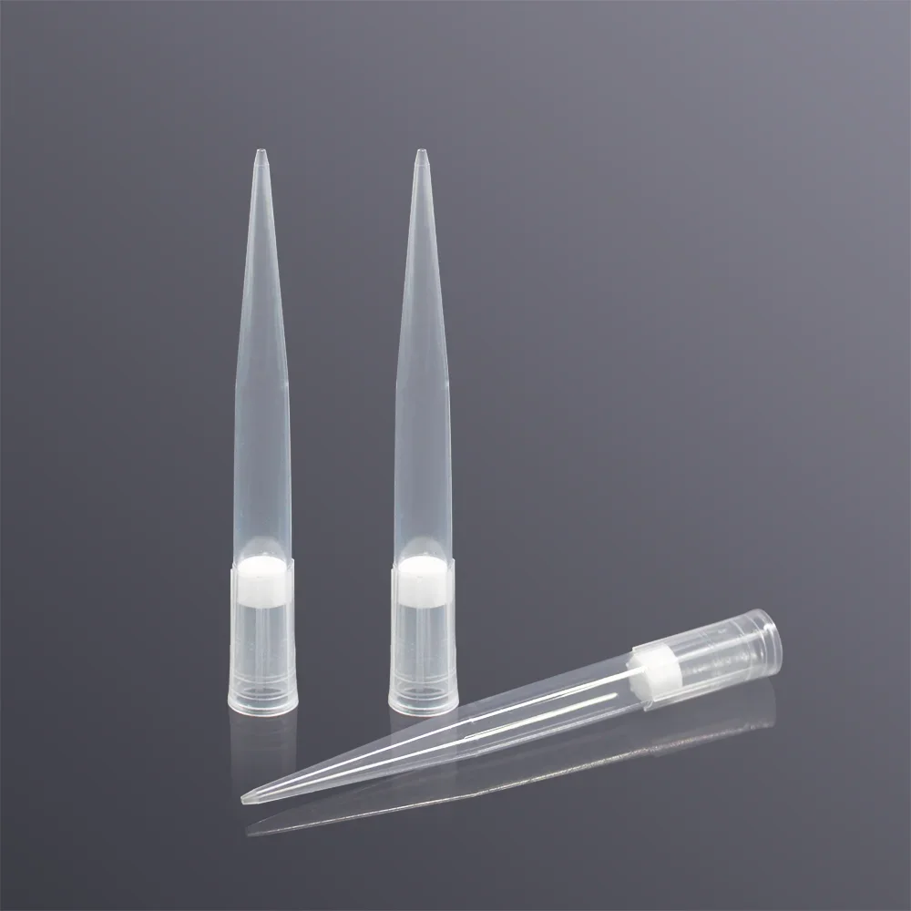 1000PCS LABSELECT Laboratory Bag Filter Tip PP Material 10ul-31.65mm/100ul-50.55mm/1000ul-77.98mm