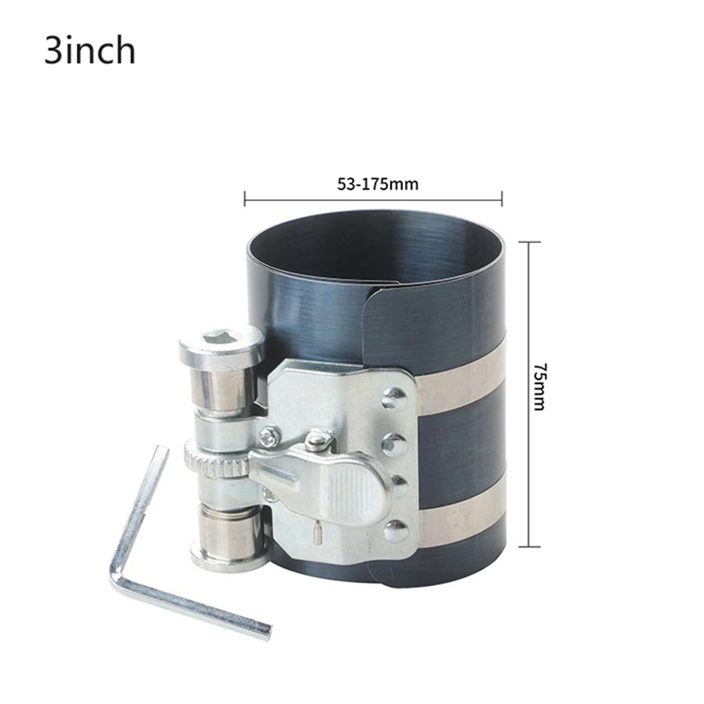 Ratchet Style Piston Ring Compressor Piston Ring Compressor Installer 3/4/6 Inch Air Compressors Accessories Power Air Tools