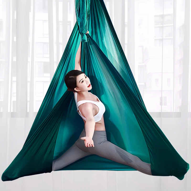 Aerial Yoga Hammock Durable Aerial Silk for Home Antigravity Yoga Inversion Pilates Exercises 4x2.8m