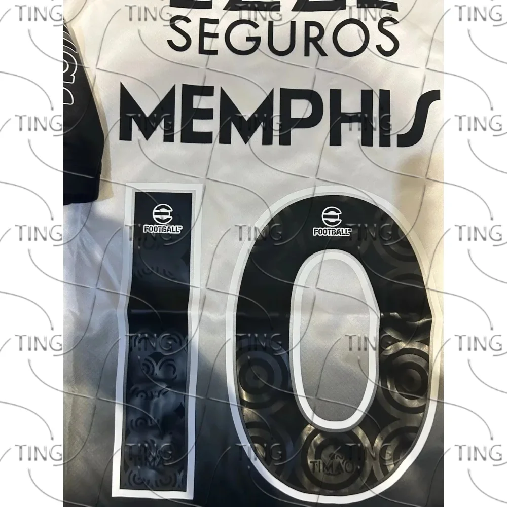 

2025 Autumn Corinthians Jersey #10 Memphis Depay 3d Printing High Quality Dry Quickly Breathable Men's and Women's T-shirt