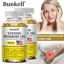 Evening Primrose 1000 Mg Cold Pressed Oil for Women's Health, Skin Health, Menopause Balance