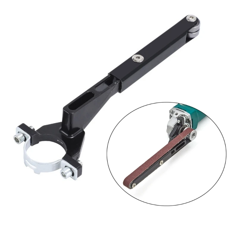 Adaptador lijadora banda para amoladora angular, accesorio lijado tubos, amoladora angular
