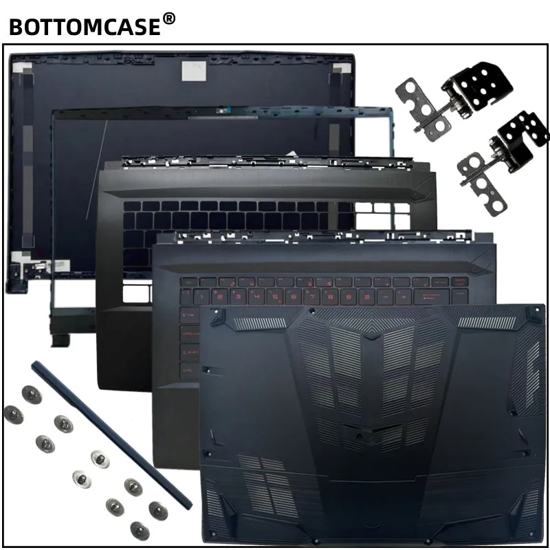 

New For BOTTOMCASE® GF65 MS-16W1 MS-16W2 16W7 16W5 Laptop LCD Back Cove/Front Bezel /Palmrest/Bottom/Hinge