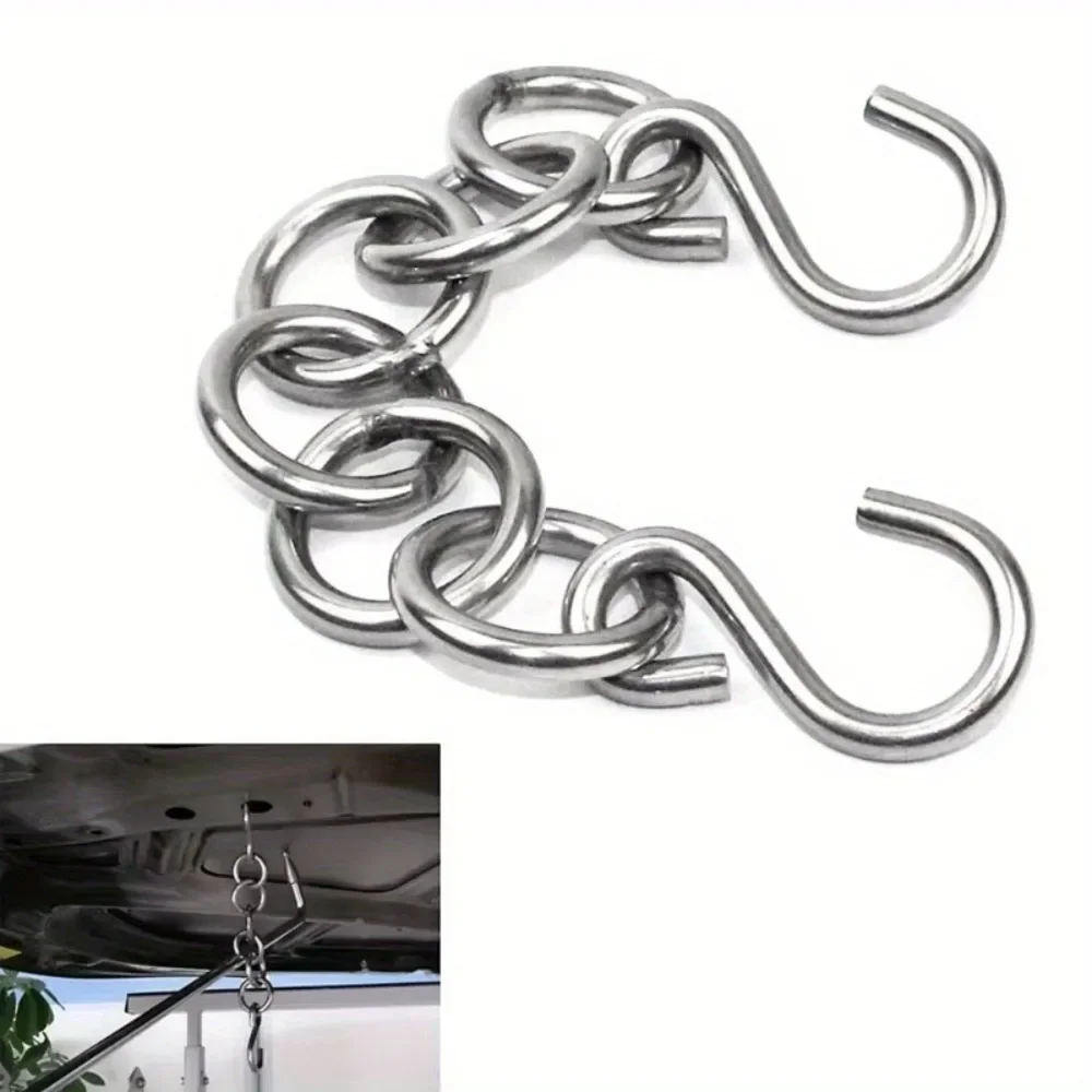 1PC Car Dent Removal Hook Chain Durable Dent Repair Tool Auto Body Hail Damage Remover Adjustable Hook Chain Vehicle Accessories