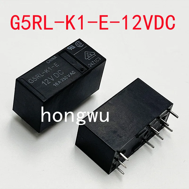 

100% Original New 1PCS G5RL-K1-E-12VDC relay 16A 9pins