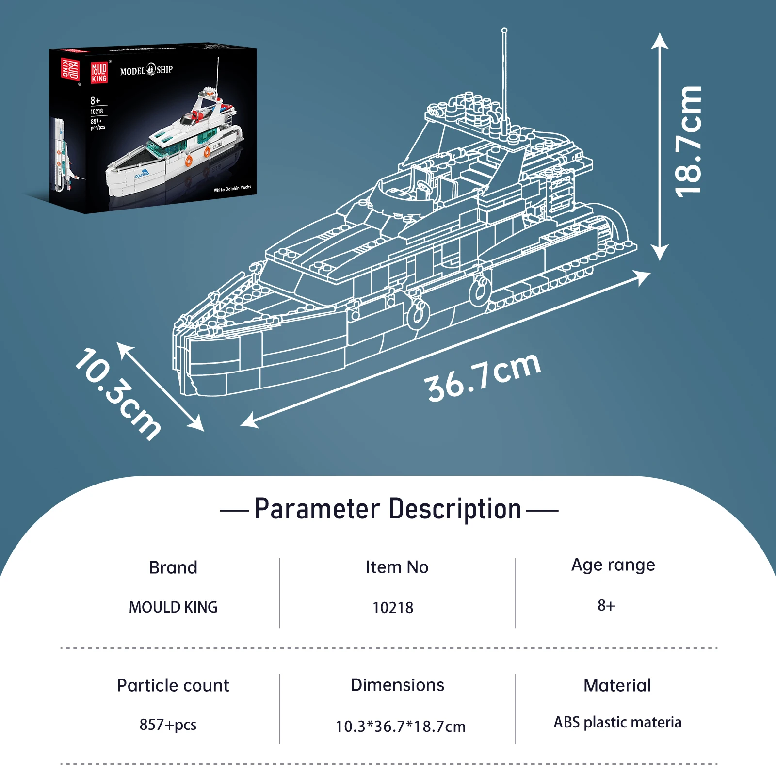 Moldeking navios série blocos de construção barco pesca iate modelo tijolos montagem brinquedos crianças presente aniversário criativo 10185 10218