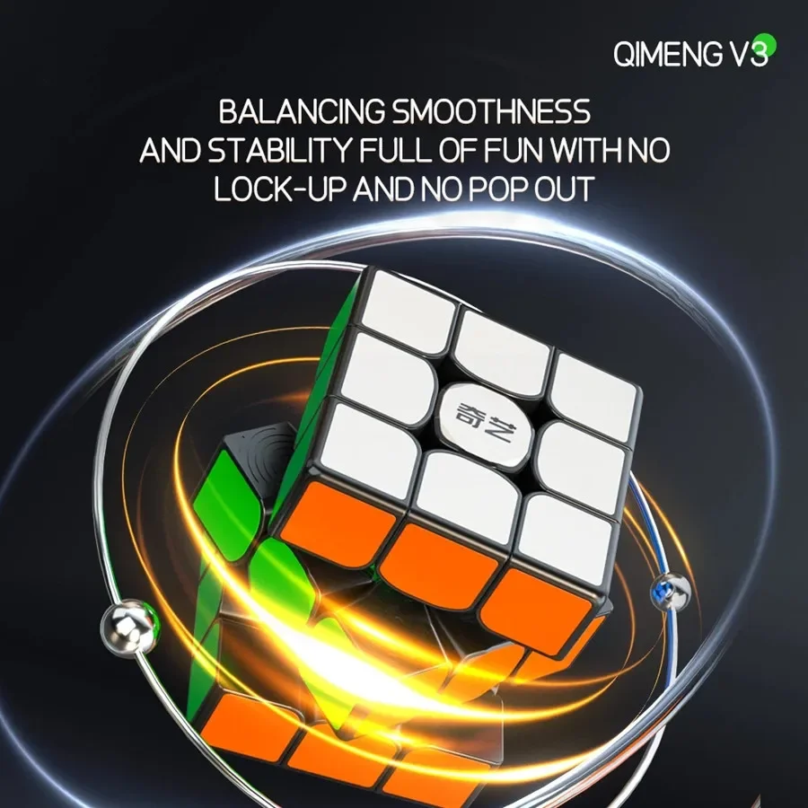 

Qiyi Qimeng V3 Magic Cube 3 By 3 Profissional 3X3X3 Educational Toy for Kids Puzzle Exercise of Logical Ability