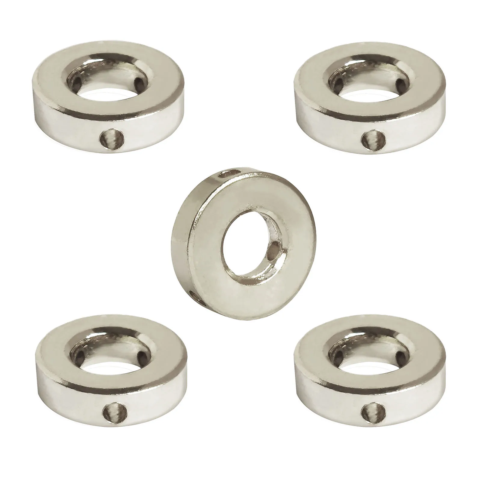 Lampshade Hardware Washer 3-way Fitter Washer with Side Holes Fit for 10 Gauge Wires, 5 pcs of pack