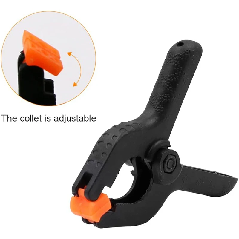 Grampos de mola de plástico resistente para fundo musselina lona papel chromakey clipe de tela photo studio ferramenta carpinteiro