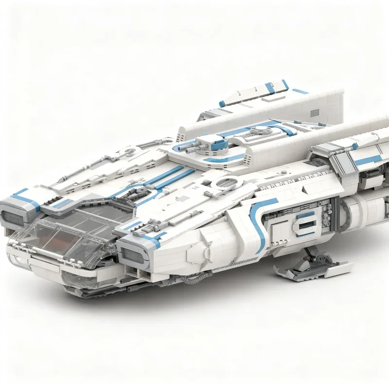 

4462PCS Star Battle Movie MOC Kays Trailblazer Ship Model DIY Creative Ideas Display Assembly Building Blocks Birthday Gift Set