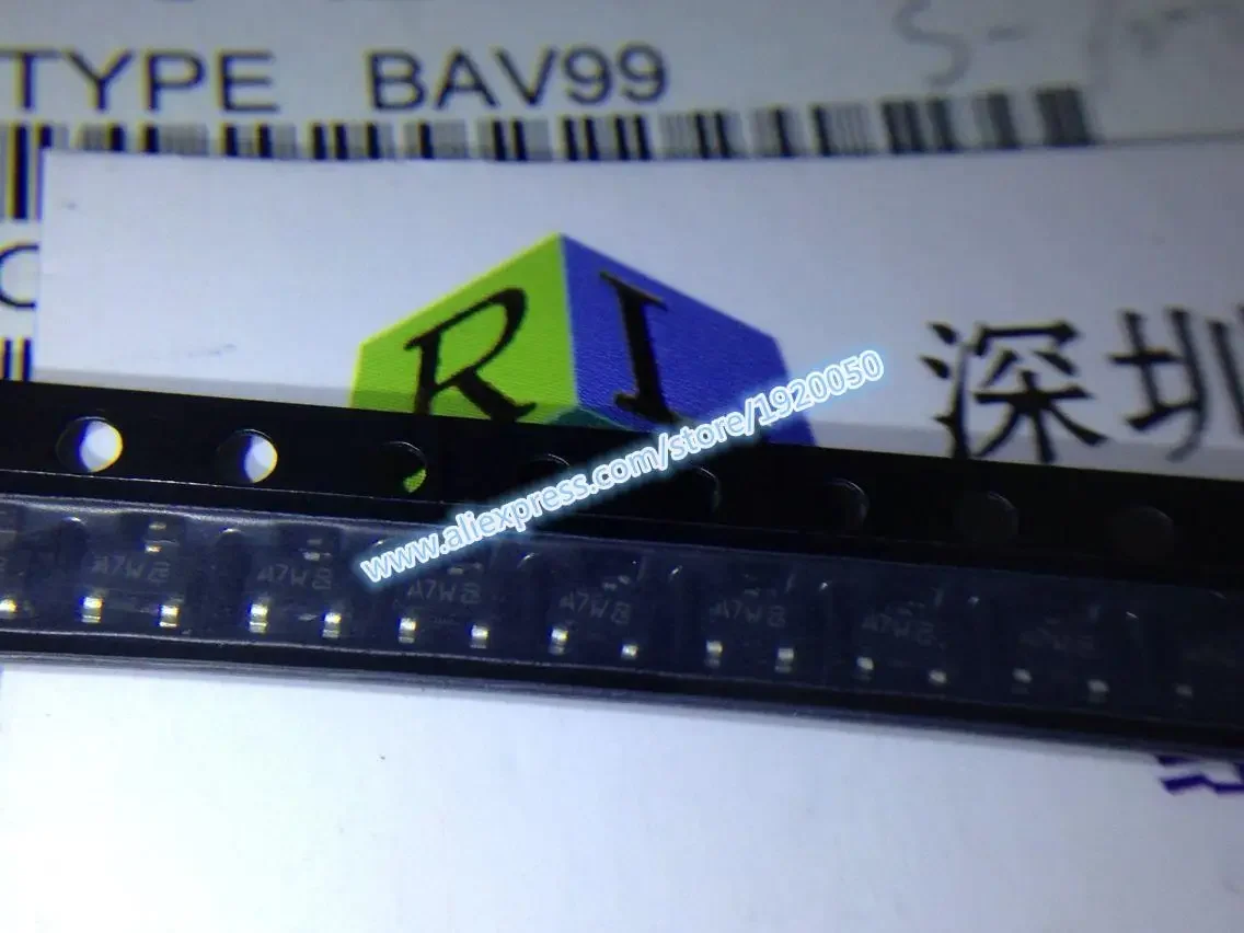original BAV99 A7W D SOT-23 0.2A / 70V D Transistor