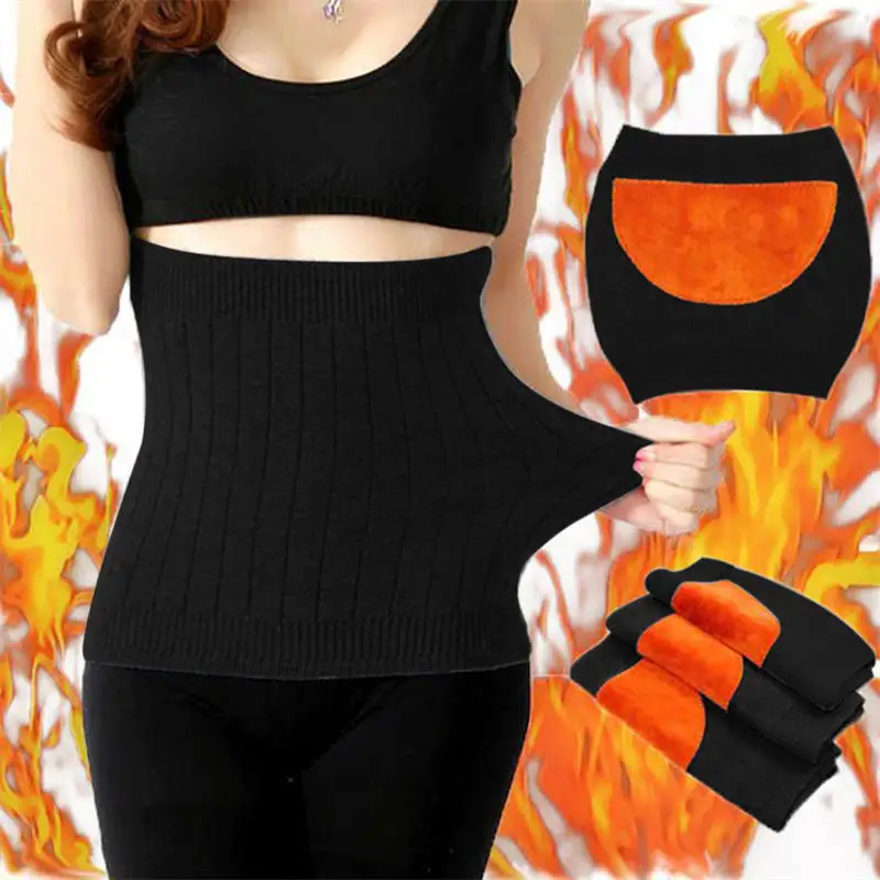 Elastic Waist Warmer Back Support for Cold Weather Comfortable Back Heat Protections Kidney Warmers for Women Girl