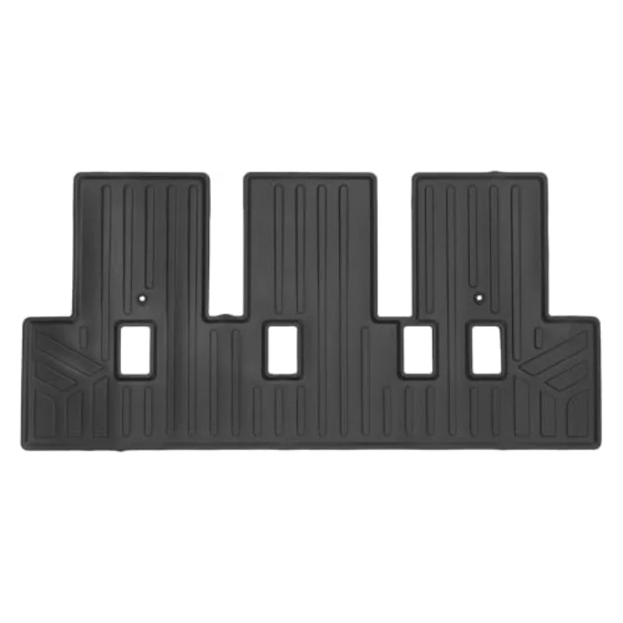 

All Weather Custom Fit 3rd Row Floor Mat Liner Set for 2022-2025 Kia Carnival 7 Passenger Models Black Durable Waterproof Prote