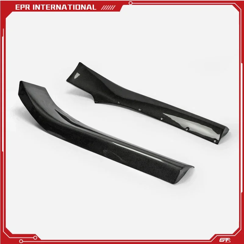 

RB Style Carbon Fiber Side Skirt Glossy Fibre FD3S Door Step Add On Car Accessories JDM Racing Auto Body Kit Trim Fit For RX7 FD