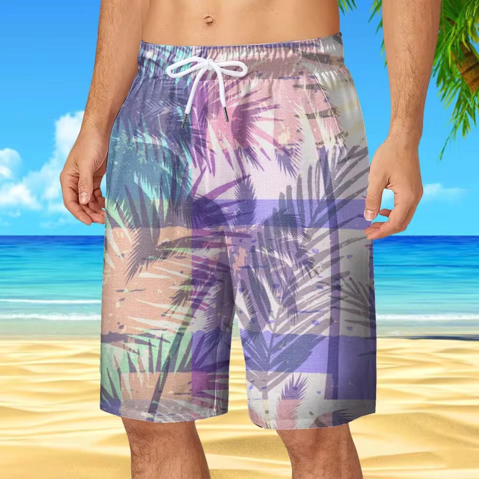 2026 Sexy Swimwear Men Swimming Shorts Men Summer Digital 3d Printed Shorts Swim Trunks Stretch Waist Short Masculino Curto
