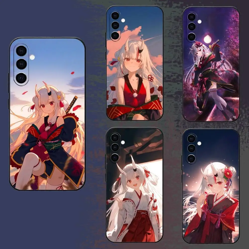 

Virtual Nakiri Ayame Holo Phone Case For Samsung Galaxy A73,A72,A71,A70,A52,A51 Others Soft Black Cover