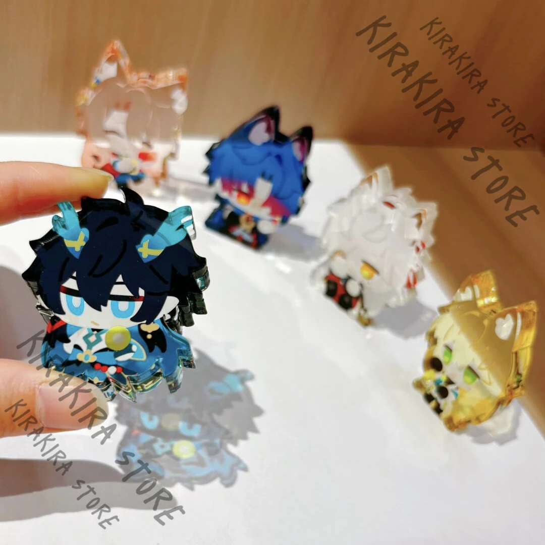 

Honkai: Star Rail Jing Yuan q version Anime Acrylic kawaii standing Plate Stand Figure Model Mini desktop ornament Accessories