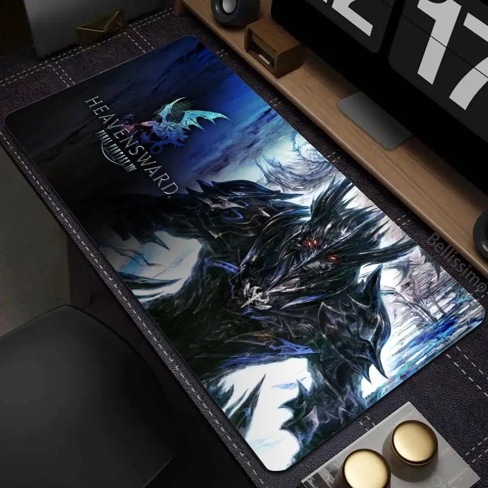 Final Fantasy XIV Anime Mouse Pad Office Laptop Gaming Accessories Non Slip Keyboard Mousepad PC Gamer Cabinet Desk Mat Carpet