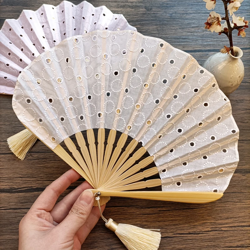 Women's Folding Fan Small Shell Mini Dance Fan Decorative Household Products Matching Cheongsam Dress Small Fan Wedding Hand Fan