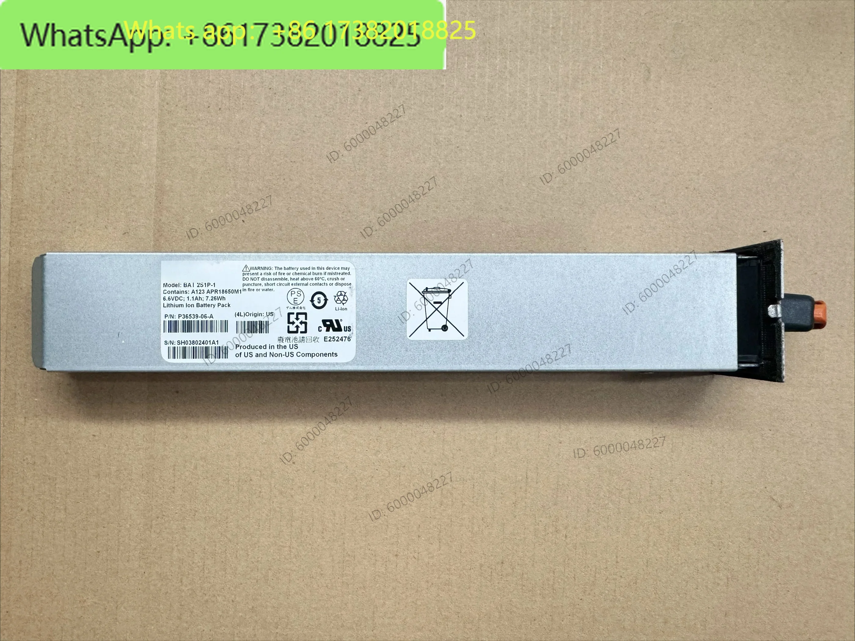 For IBM DS5020 Controller Battery 59Y5260 81Y2432