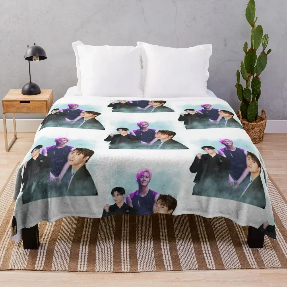 

Moonbin - ASTRO - Kpop Throw Blanket Travel Size Cozy Blanket for Plane Train