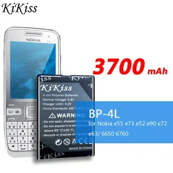 3700mAh BP-4L BP4L BP 4L Li-ion Lithium Rechargeable Phone Battery for Nokia E61i N97 E63 E90 E95 N810 E72 E52 E55 E71 6650F