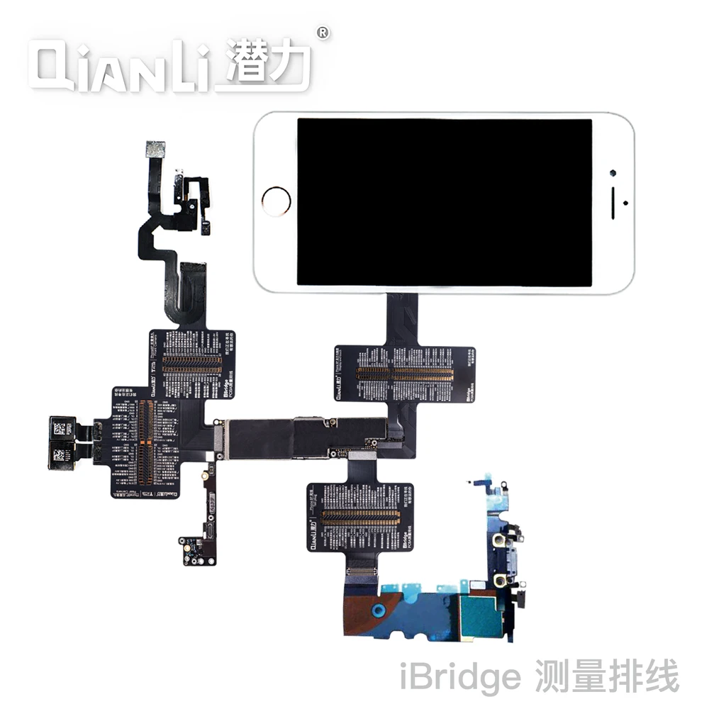 Przedłużacz testowy QIANLI iBridge do pomiaru rezystancji sygnału napięciowego Apple 6/6P/6S/6SP/7/7P/8/8P/X płyta główna