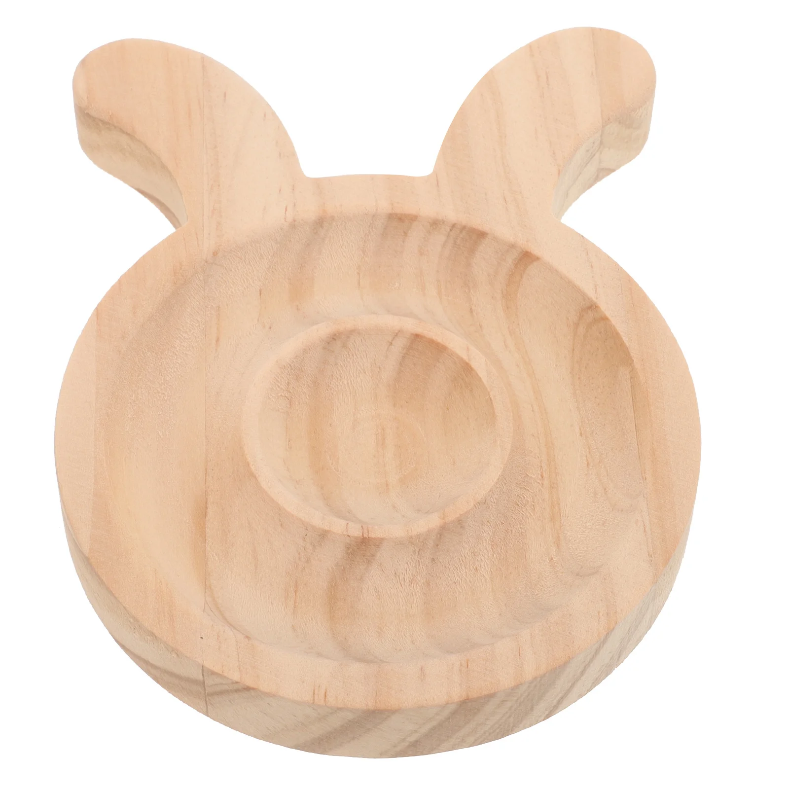 

Easter Bunny Bracelet Storage Tray Large Rabbit Jewelry Dish Wooden Ring Holder Jewelry Display Organizer Trinket Tray