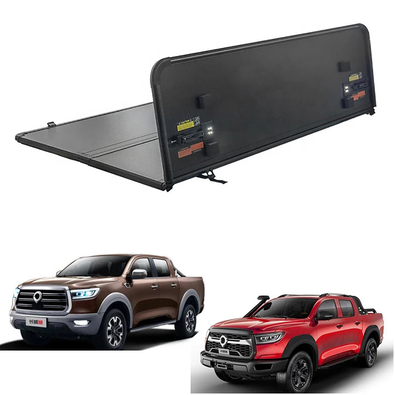 

Жесткая Тройная алюминиевая крышка Tonneau для Great Wall GWM POER 2019-2022