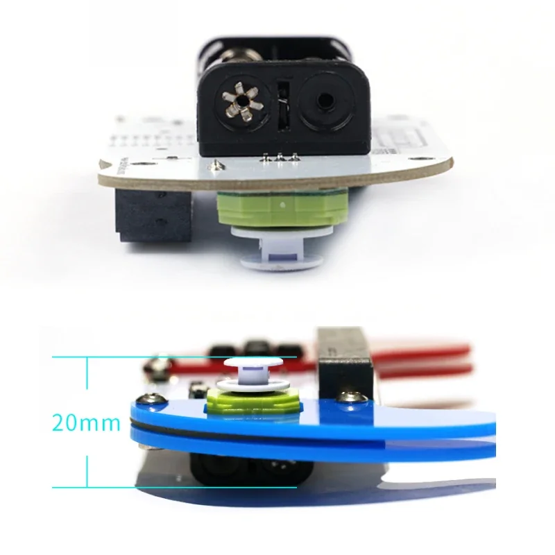 ELECFREAKS Micro:bit Joystick elettronico: bit V2 con custodia in acrilico per BBC Microbit Board Remote Control Game extension